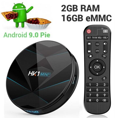 TV Box HK1 MINI+ plus RK3318 2/16GB Android 9.0 Pie