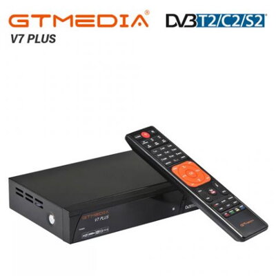 GTMEDIA V7 Plus DVB-T2/S2 satelitní TV Combo přijímač podporující H.265
