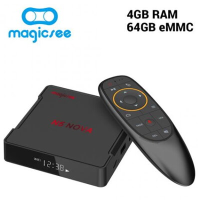 TV Box Magicsee N5 NOVA RK3318 4+64gb Android 9.0