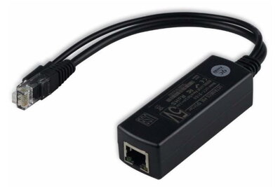 Micro USB PoE Splitter 48V na 5V 2.4A pro Raspberry Pi nebo tablety