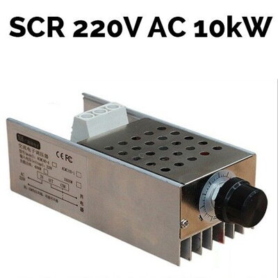 Regulátor otáček pro seriové AC motory - SCR 220V/10kW