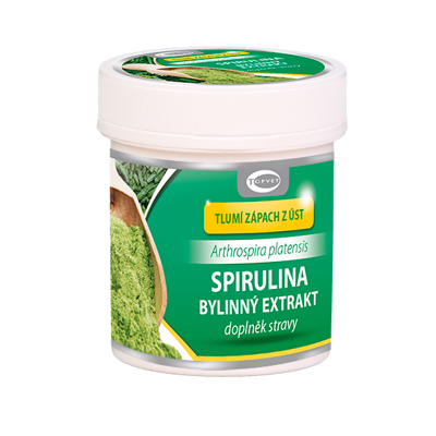 TOPVET Spirulina bylinný extrakt