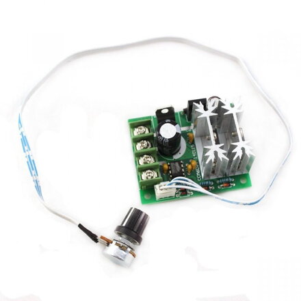 Regulátor otáček pro stejnosměrné DC motory - PWM 6V-24V 10A