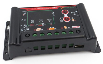 Originálny WINCONG solární PWM regulátor SL02B 12V/24V