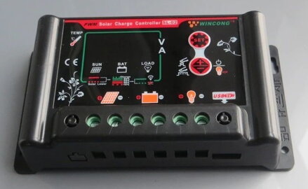 Originálny WINCONG solární PWM regulátor SL02B 12V/24V