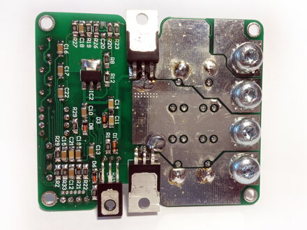 Regulátor otáček pro stejnosměrné DC motory - PWM 10V-50V 50A PCB
