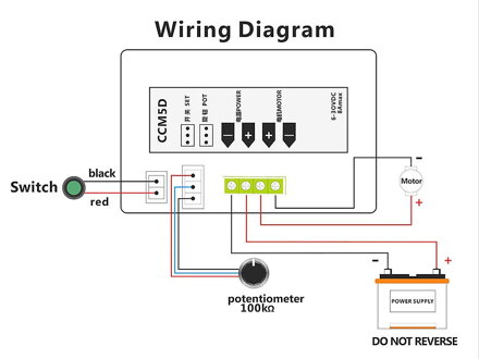 Regulátor otáček pro stejnosměrné DC motory - PWM DC 6-30V, 15A