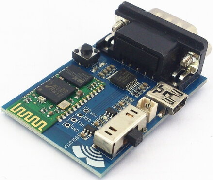 RS232 do PC přes BT modul převodník redukce