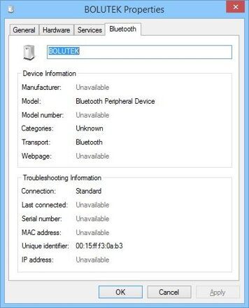 RS232 do PC přes BT modul převodník redukce