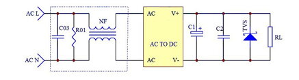 PLF12B Spínaný napájecí zdroj modul AC-DC 220V