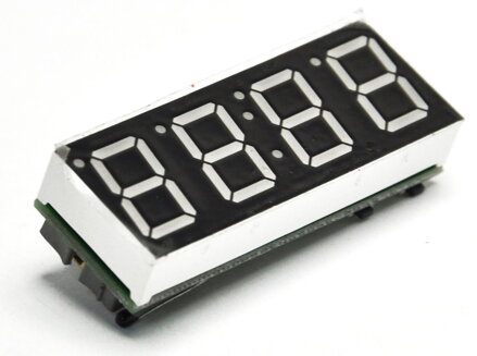 SMA-42 3v1 Vestavný digitální teploměr, hodiny, voltmetr, do auta