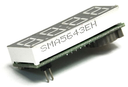 SMA-42 3v1 Vestavný digitální teploměr, hodiny, voltmetr, do auta