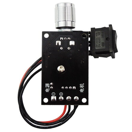 Obousměrný regulátor otáček pro stejnosměrné motory - PWM DC 6V-28V 3A II