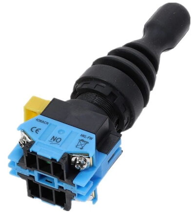 HKD-FW 1 osa 10A Spínač joystick s pákovým ovladačem MONOLEVER SWITCH