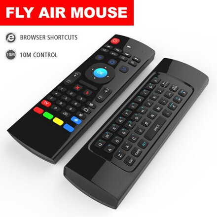 MX3 air mouse dálkový ovladač 3v1