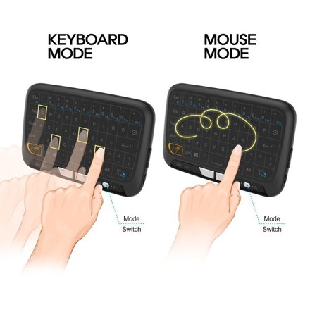H18 mini touchpad klávesnice