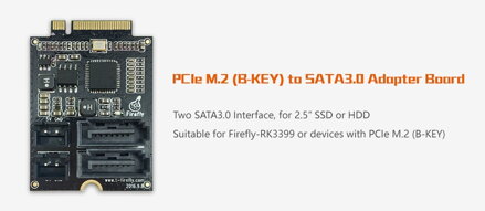PCIe M.2 to SATA3.0 Adapter Board