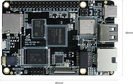 ROC-RK3308-CC 256M/8GB