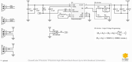 TPS63030 spínací Buck-Boost regulátor