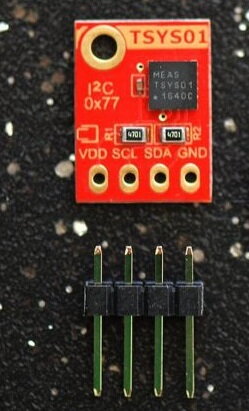 TSYS01 ±0.1°C 24bit ADC Digitální teplotní senzor