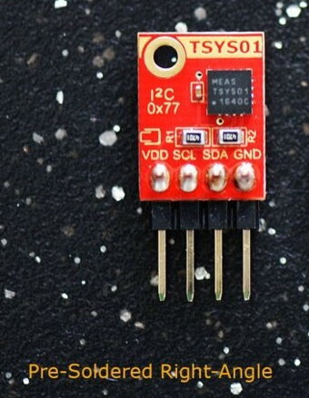 TSYS01 ±0.1°C 24bit ADC Digitální teplotní senzor