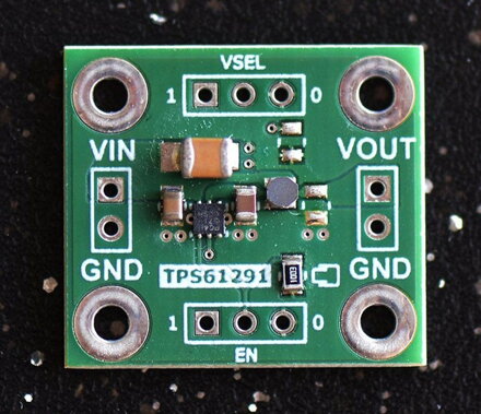TPS61291 boost převodník s nízkým lq