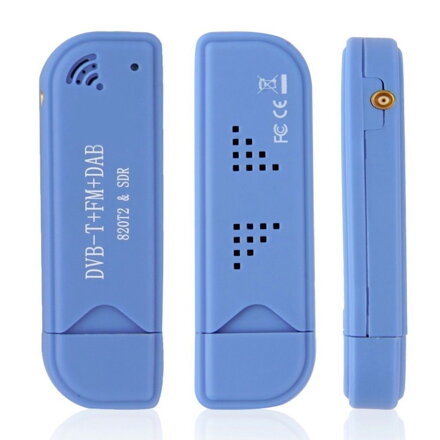 RTL2832U+FC0012 USB DVB-T FM SDR přijímač