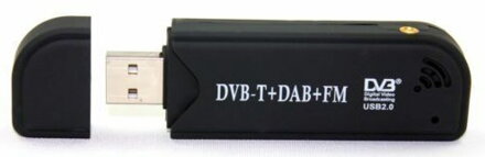 RTL2832U+FC0012 USB DVB-T FM SDR přijímač