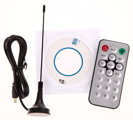 RTL2832U+FC0012 USB DVB-T FM SDR přijímač