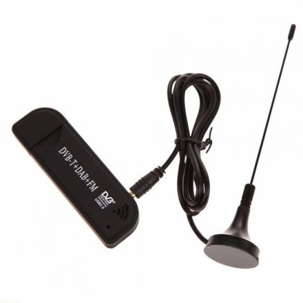 RTL2832U+FC0012 USB DVB-T FM SDR přijímač