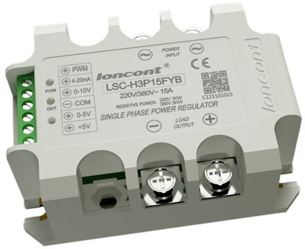 DC regulátor 220V/380V s integrovaným usměrňovačem