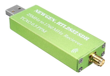 AUZEUNER RTL2832U RTL-SDR 0,5PPM TCXO softwarově definované rádio