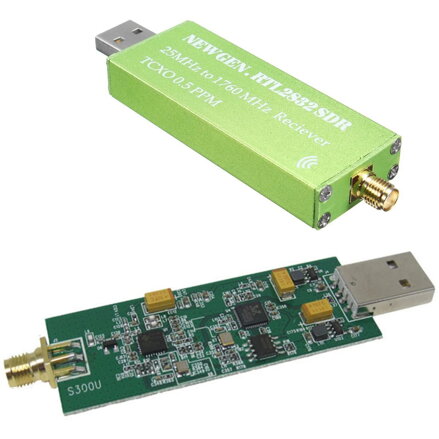 AUZEUNER RTL2832U RTL-SDR 0,5PPM TCXO softwarově definované rádio