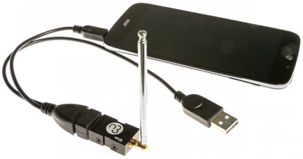 NESDR Nano 3 USB OTG SDR RTL přijímač sada