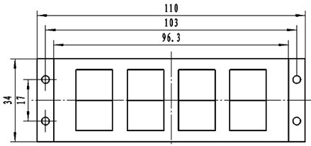 KTC104 Digitální termometr modul se senzorem DS18B20