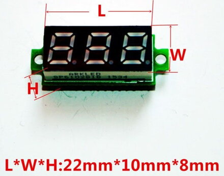 M18B20 0.28" digitální termometr modul pro senzor DS18B20