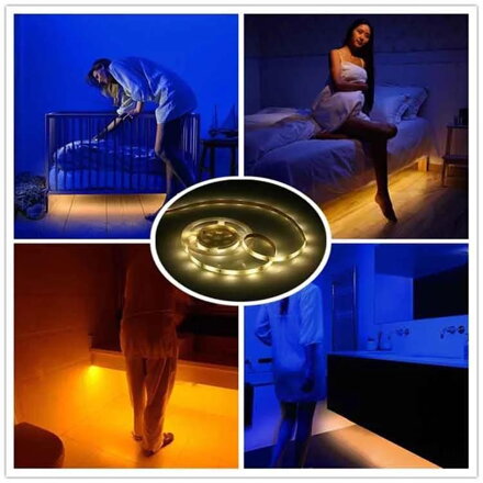 LED páska 2812FX60-5V WS2812 SMD 5050 5m 60ks/m 14.4W/m IP20