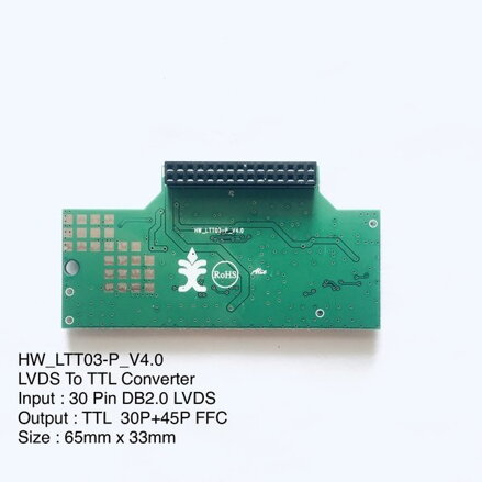 TT03_P_V5 LVDS do TTL univerzální deska adaptér