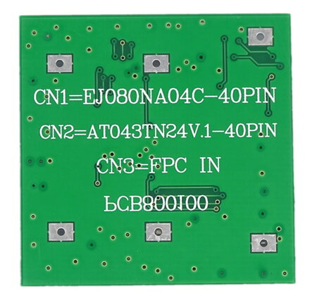 PCB800100 FPC50P do FCCC40P deska adaptér