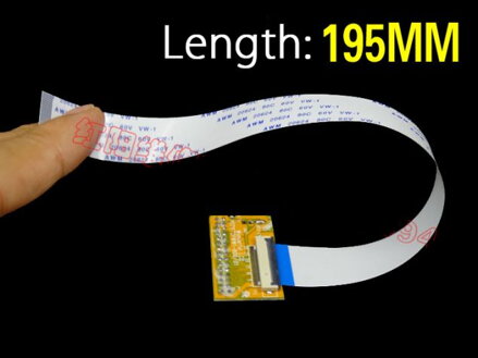 HSD070PWW1-B00 LVDS LED deska adaptér 30P 0.5MM do DuPont 2.0MM