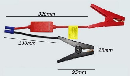 Náhradní kabely pro startovací box XT60 konektor