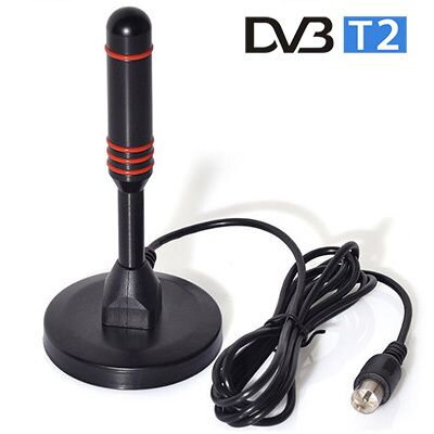 DTV-07 Kompaktní pasivní DVB-T2 anténa 3m kabel