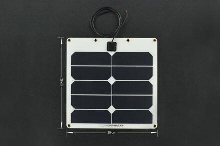 Flexibilní monokrystalický solární panel 5V/10W FIT0573
