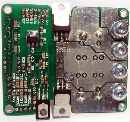 FRD5020 10V-50V 2x20A PWM duální regulátor stejnosměrných motorů
