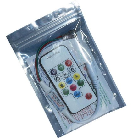 LED dream RF 5-24V mini ovladač pro led pásek RGB 14 tlačítek a přijímač