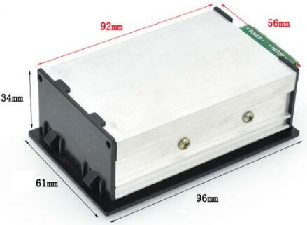 QA-26C 6-60V DC PWM LCD regulátor otáček pro stejnosměrné DC motory
