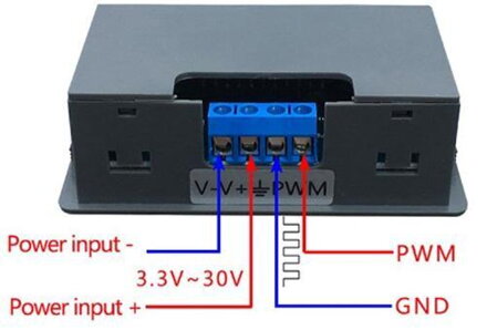 XY-PWM frekvencí generátor signálu s LED displejem