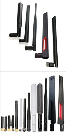 2.4GHz, 5GHz, 5.8GHz 8dB dvoupásmová anténa + 10cm kabel IPEX