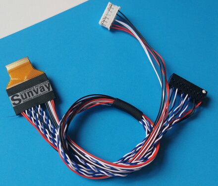 39P 0.3mm FPC 1ch 8bit LVDS Cable 250mm