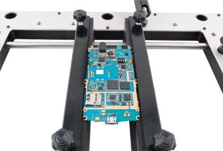 VR-TABLE PRO nástroj pro neinvazivní čtení a zápis ISP přes EMMC, JTAG, FBUS